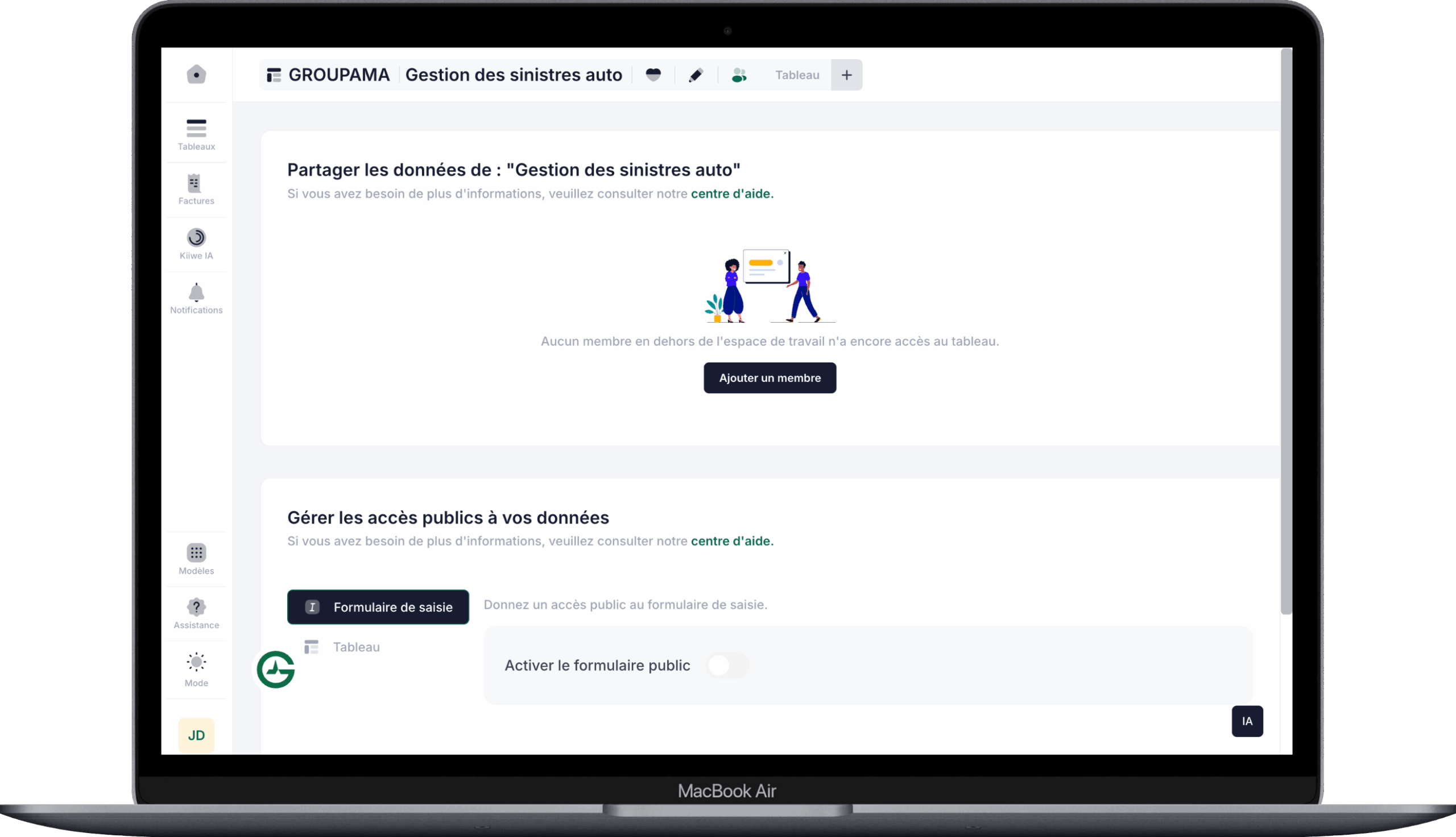 Gestion des sinistres